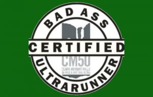 The BAD ASS Title given by organizers of the CM50. (Source: http://www.cm50ultra.com)