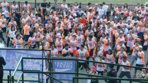 Approximately four hundred people from different ages and background got to experience the First Foamy Fun Run in Baguio City. (May 1, 2017) Contributed photo.
