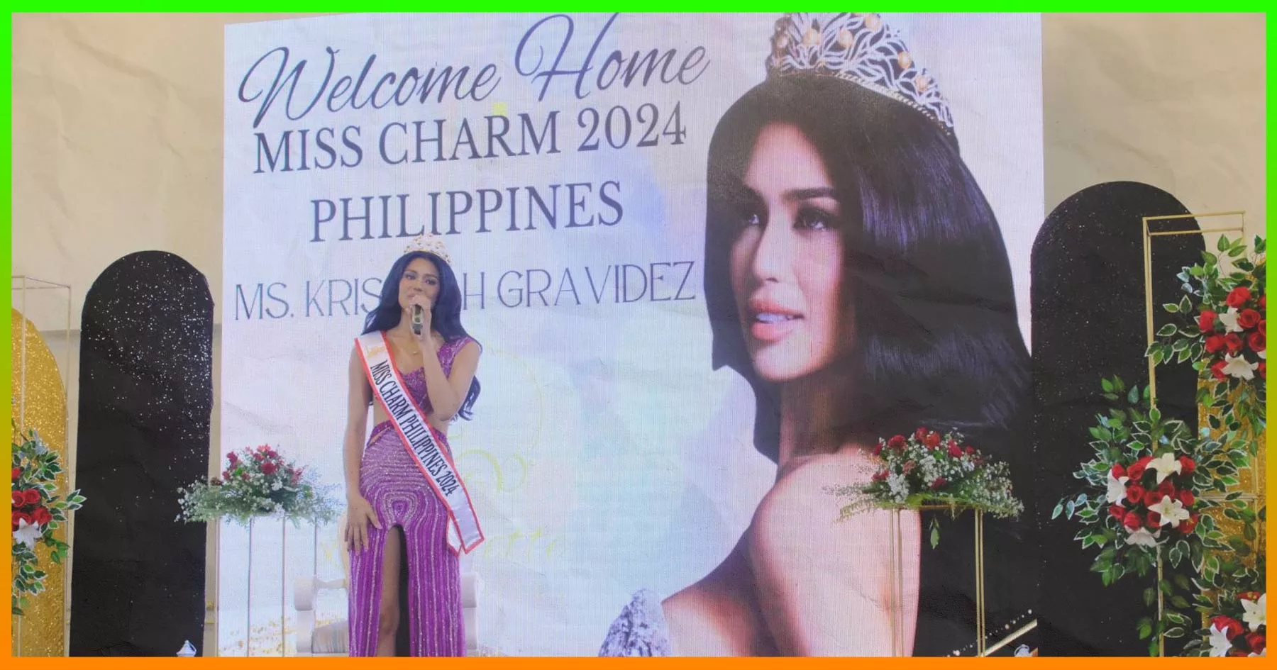 Baguio girl recognized for winning Miss Charm 2024